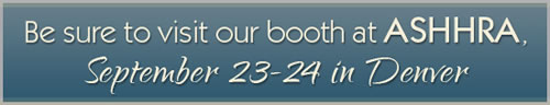 Visit us at our ASHHRA booth in Denver on September 23-24